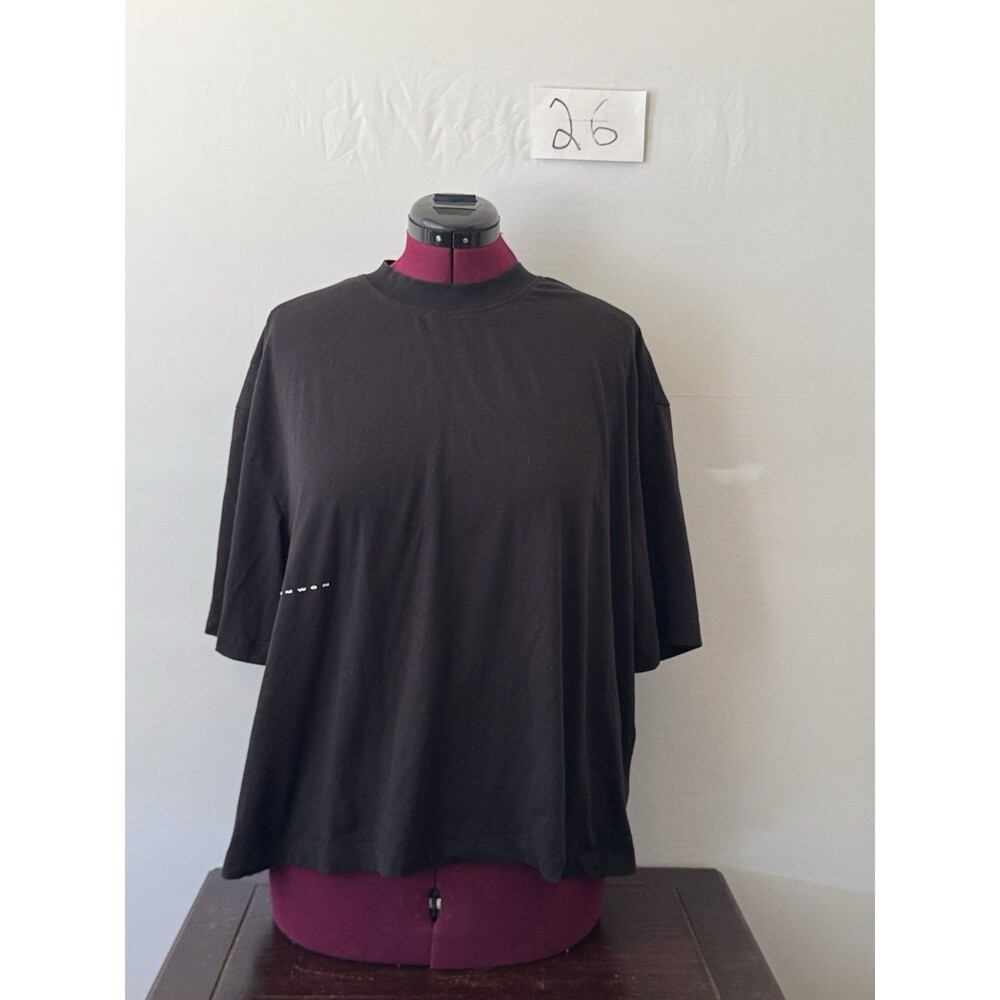 Sumwon Oversized Black T Shirt XXL Number 4 Graphic Streetwear Short Sleeve